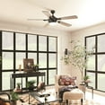 thumbnail image 3 of Kichler Lighting - Humble - 5 Blade Ceiling Fan with Light Kit In  Style-16, 3 of 8