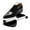 Black, variant on Adjustable Plastic Spring Shoe Support - Shoe Shaper for Wrinkle & Deformation Prevention - 1 Pair Shoe Trees - Lightweight Compact Shoe Last for All Shoe Types