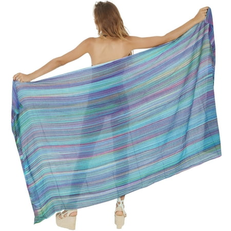 HAPPY BAY Women s Beachwear Sarong Coverups Bikini Skirt Swim Cover up Summer Wraps Swimwear Beach Wrap Skirts for Women One Size Multicolor  Tie Dye