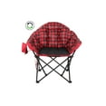thumbnail image 1 of Chaise Ozark Trail Camping Club, Noir Rouge, Adultes, Polyester, 1 of 11