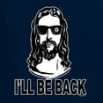 thumbnail image 5 of Wild Bobby Jesus: Ill Be Back Inspirational/Christian Men Graphic Tank Top, Navy, Medium, 5 of 5