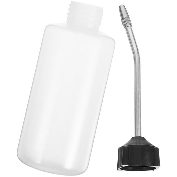 Oil Dispensing Bottles for Sewing Machine with Long Angled Spout 4 Pieces White Plastic 120ML