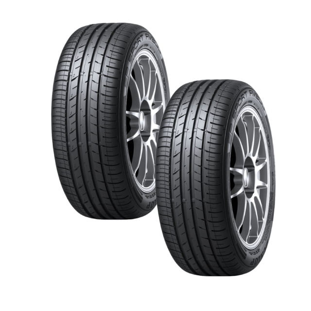 PAQUETE 2 LLANTAS 205/55R16 DUNLOP SP SPORT FM800 + VALVULAS