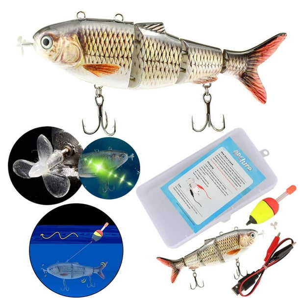 Robotic Swimming Fishing Electric Lures USB Rechargeable Lures