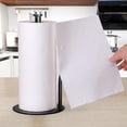 thumbnail image 4 of Paper Towel Holder Countertop, Black Kitchen Paper Towel Holder Stand for Kitchen and Bathroom Organization, Stainless Steel Paper Towel Holders for Standard and Large Rolls, 4 of 7