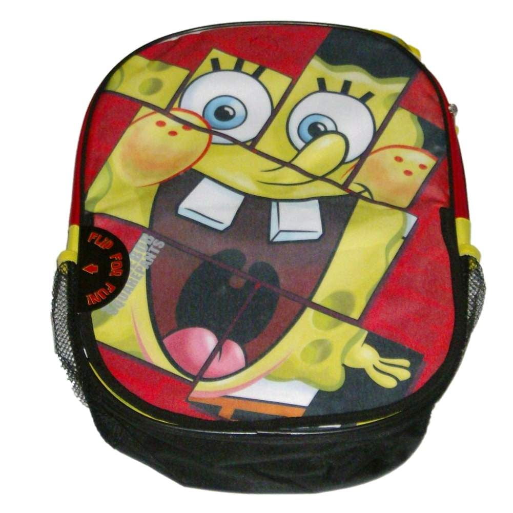 Spongebob Look Ma No Pants Backpack Kids Travel Flip For Fun Back Pack by
