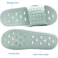 thumbnail image 5 of Shower Shoes Quick Dry Non-Slip Bathroom Slippers for Men Women Dorm Home Slides, 5 of 7