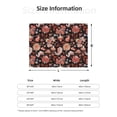 thumbnail image 2 of Throw Blanket for Couch, beautiful flowers Super Soft Fuzzy Comfy Warm Throw Blanket, Cuteness Lightweight Cozy Plush Flannel Blanket & Throws for Sofa and Bed All Season, 2 of 5