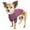 Dark Pink / Grey, variant on Dog Helios ® 'Eboneflow' Mediumweight 4-Way-Stretch Flexible And Breathable Performance Dog Yoga T-Shirt