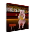 thumbnail image 2 of Canvas Wall Art - Lund Roeser 'Beer Hog' Wall Art for Living Room, Bedroom, or Office Décor by Trademark Fine Art - 24 x 24 Inches, 2 of 4