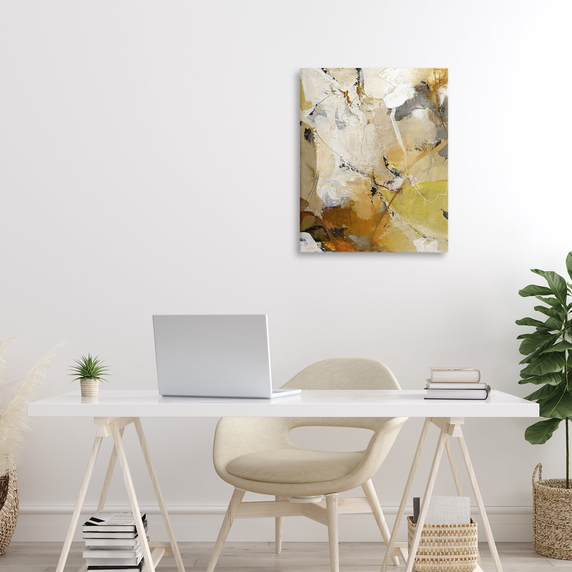 Stupell Industries Warm Earth Tones In Motion Canvas Wall Art, design by Design Fabrikken