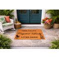 thumbnail image 5 of Crazy Lady Lives Here Doormat, Funny Welcome Door Mat, Witchy Moon Decor, Gift for Fan 5145 (36x72 inches) 5145, 5 of 5