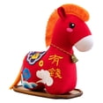 thumbnail image 3 of Muñeco de peluche del caballo del zodiaco chino 2026, decoración para el Festival de , ideal para fiestas en casa y como adorno de escritorio 22 cm, 3 of 8