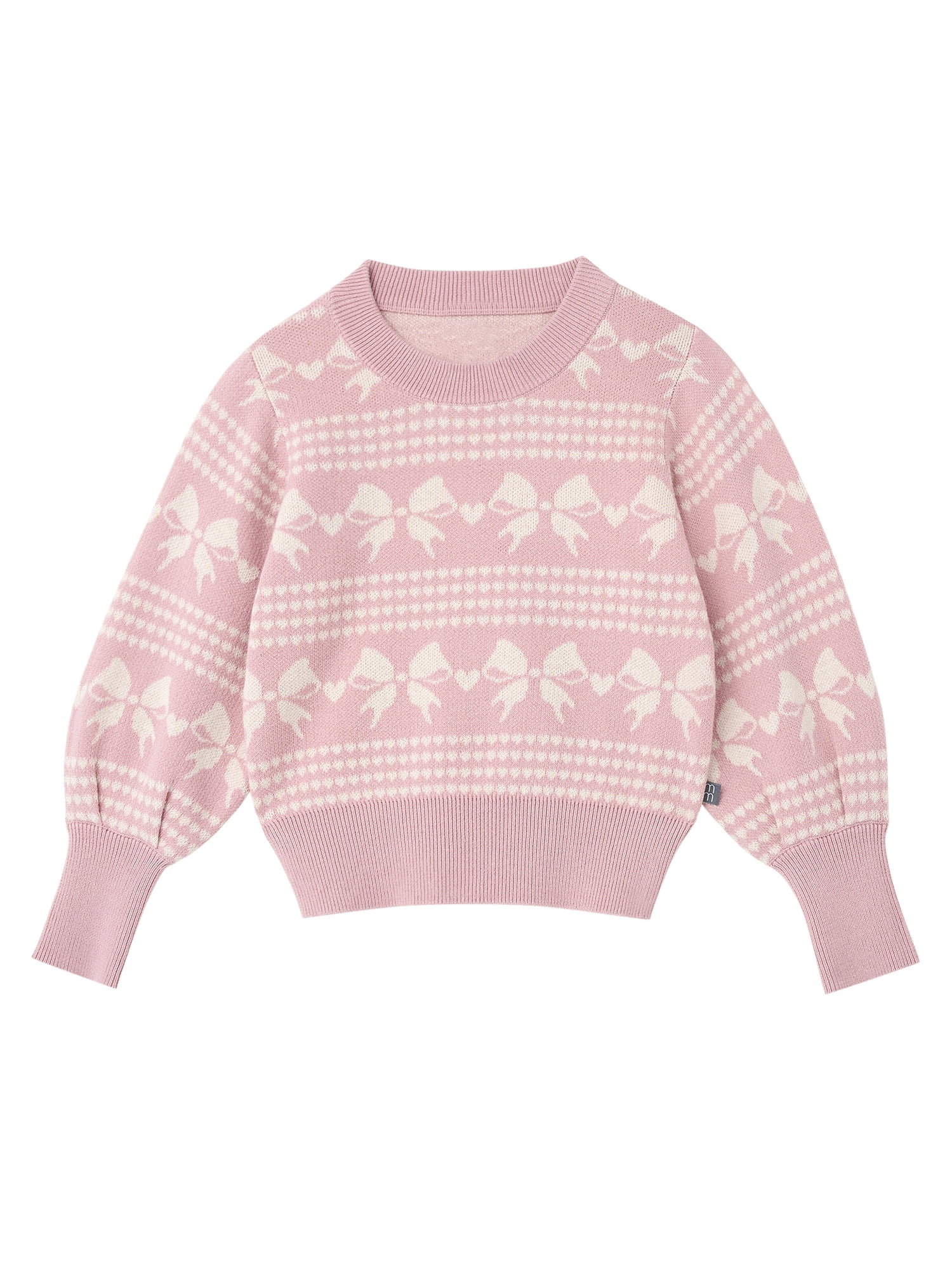 Modern Moments by Gerber Toddler Girl Jacquard Sweater and Wide Leg Pant Set, 2-Piece, Sizes 12 Months - 5T