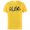 Yellow, variant on Marvel Spider-Man 2 PlayStation Game Kraven the Hunter Logo - Short Sleeve Cotton T-Shirt for Adults - Customized-Black