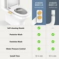 thumbnail image 5 of Atzeste Ultra-Slim Bidet, Bidet for Toilet Seat Attachment, Non-Electric Dual Nozzle, Rear & Feminine Wash, Self-Cleaning Sprayer, Stainless Steel Inlet Badays, Bamboo, 5 of 9