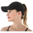 thumbnail image 3 of LAICAIW Womens Criss Cross Ponytail Hat Quick Drying Baseball Cap Sun Hats UV Protection Sport Cap, 3 of 7