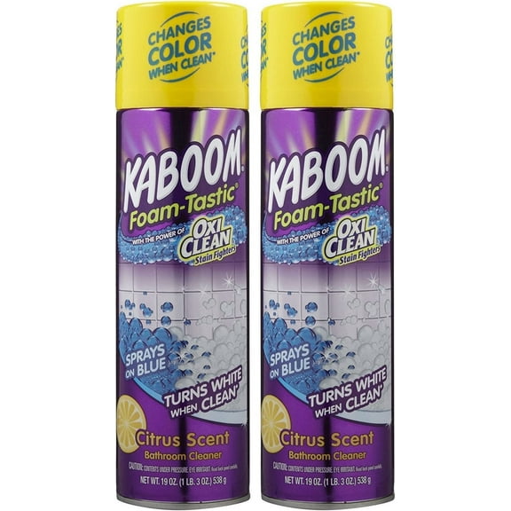 Kaboom with OxiClean Foam-Tastic - Citrus - 19 oz - 2 pk
