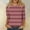 Pink, variant on CLOISE Tees for Women Fall Cute Striped Blouses Crewneck 3/4 Sleeve Tees Tunic Colorblock Basic Tops Elegant Clothes Pink XL