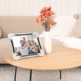 thumbnail image 5 of REGALWOVEN Plated Picture Frame with Crystal for Wedding Shiny with Clear Glass Photo Frames for Tabletop Decor Silver and Black 7x10, 5 of 6
