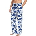 thumbnail image 2 of Xecao Whale Men's Straight Lounge Pajama Pants: The Ultimate in Comfortable Sleepwear, 2 of 9