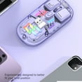 thumbnail image 2 of Graflsoa Transparent Dual-Mode Wireless Mouse H118 with RGB Lighting, 2.4G+Bluetooth, 1600DPI Adjustable, Magnetic Cover, Type-C Charging, 400mAh Battery, Silent Switch, 11 Lighting Modes,, 2 of 7
