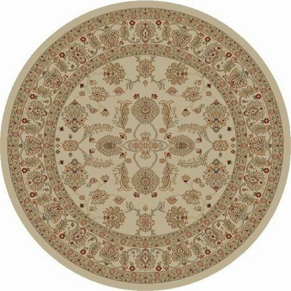 Concord Global 44426 6 ft. 7 in. x 9 ft. 3 in. Jewel Antep - Ivory