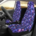thumbnail image 3 of Haiem Skull daisy purple Printed Car Seat Covers Set of 2, Universal Fit Car Seat Covers,Protective Seat Covers,Comfortable Car Seat Covers, Easy Installation Seat Covers, 3 of 9