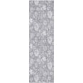 thumbnail image 2 of Addison Rugs Mayfield Washable Transitional Floral Gray Runner Rug, 2'3" x 7'6", 2 of 5