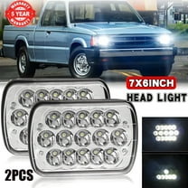 200W 7x6" 5x7 LED Headlight For Mazda Pickup B2000 B2200 B2600 1986-93