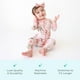 thumbnail image 3 of Pijama convertible para bebés Posh Peanut vintage rosa de 12 a 18 m, 3 of 7