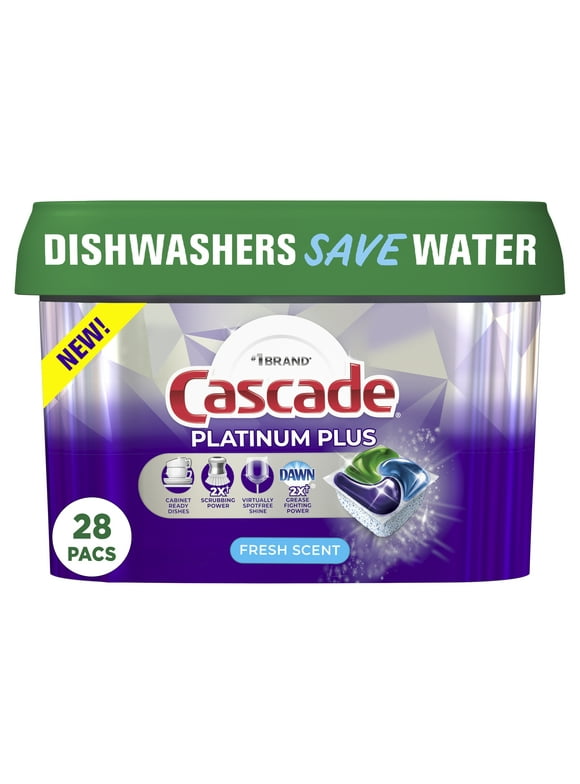 Cascade Dishwasher Detergents in Cascade