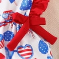 thumbnail image 5 of Zhuashum 4Th Of July Toddler Girls Bodysuit 18-24 Months Sleeveless Independence Day 4Th Of July Romper Bodysuits Crew Neck Cartoon Graphic Patriotic Dailywear Red, 5 of 6