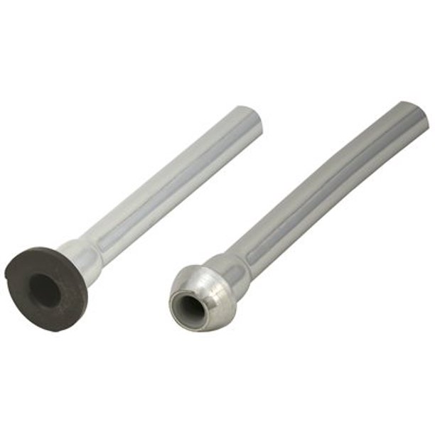 toilet tank smooth riser tube water connector supply line, 3/8 in. od x