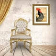 thumbnail image 3 of Steinlen, Theophile 19x24 Gold Ornate Wood Framed with Double Matting Museum Art Print Titled - Cocorico, 3 of 4
