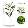 thumbnail image 3 of 10 Pack Artificial Olive Tree Branches with Fruit Realistic Faux GreenStems for Wedding Centerpieces Hotel Decor Floral Arrangements Home Decor Vase Fillers Indoor Olive Tree Decorations 19.6”, 3 of 6