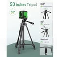 thumbnail image 4 of Nivel láser Lusweimi de 50" con trípode y haz verde 360°, 4 of 7