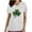 White, variant on St Patricks Day Clothes for Women, Tops For Women 2025 Boho Tops For Women 2025 Tops For Women Casual Summer Summer Tops Plus Size Women Womens Clothing Womens Tshirts
