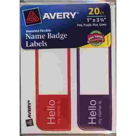 avery name badge labels hello my name is 6155 walmart com