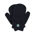 thumbnail image 4 of MeMoi Kids Cozy Rayon-Blend Basic Ribbed Knit Mittens (XS, Black), 4 of 6
