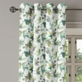 thumbnail image 3 of Ambesonne Leaves Grommet Curtain, Retro Leaf Watercolor Print, 50"x120", Sea Green and Pistachio Green, 3 of 5