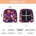 thumbnail image 3 of Halloween Pumpkin Ghost Seat Covers for Dining Room Chairs Set Of 4,Stretch Printed Washable Chair Seat Cover with Elastic Ties and Button,Removable Waterproof Couch Cushion Covers, 3 of 6