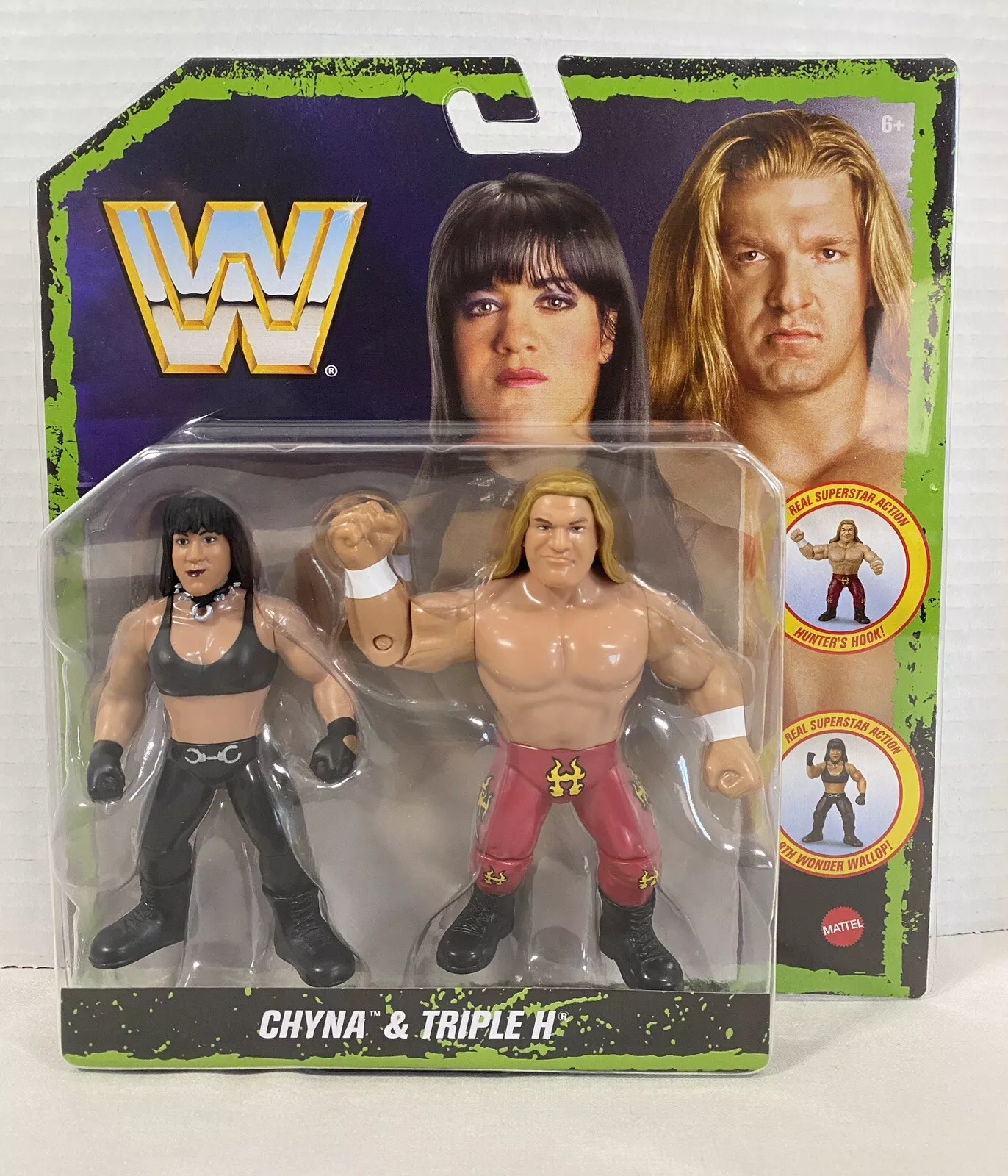 WWE HOLLYWOOD HULK HOGAN & SYXX Mattel Retro NWO WCW figure 2 pack