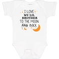 thumbnail image 3 of Inktastic I Love My Lil Brother To The Moon and Back Boys or Girls Baby Bodysuit, 3 of 5
