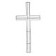 thumbnail image 1 of Guirnalda de metal para soporte de cruz hecho a mano DIY, soporte de guirnalda de pascua para fiesta en casa, decoración de jardín al aire libre Feliz Sencillez, 1 of 5