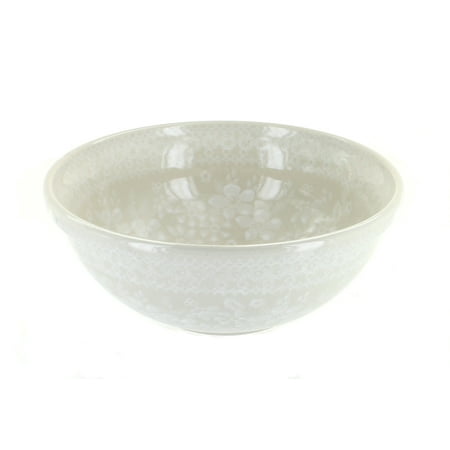 - Polish Pottery White Lace Cereal/Soup Bowl