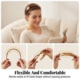 thumbnail image 2 of Tortoise Shell Headband – Thick Wide Acetate Hair Band with Teeth, No Slip Retro Style Hair Accessory for Women Daily Wear, 2 of 6