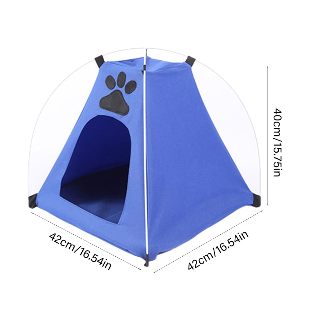 AOOOWER Lovely Print Cats House Tent for Small Dog Cats Cooling Tent Shelter House Pet Accessory Resting Tent for Indoor Outdoor