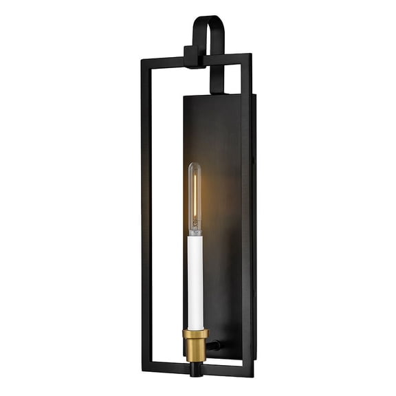 84210BK Lark Stassi - 5W 1 LED Medium Wall Sconce-21.25 Inch Tall and 7.5 Inch Wide-Black Finish