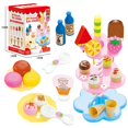 thumbnail image 1 of Kitchen Simulation Pretend Play DIY Ice Cream Cupcake Stand Early Educational Game Plastic Toy For Children Kids Gift 22Pcs/Set zhangmengya LED, 1 of 2